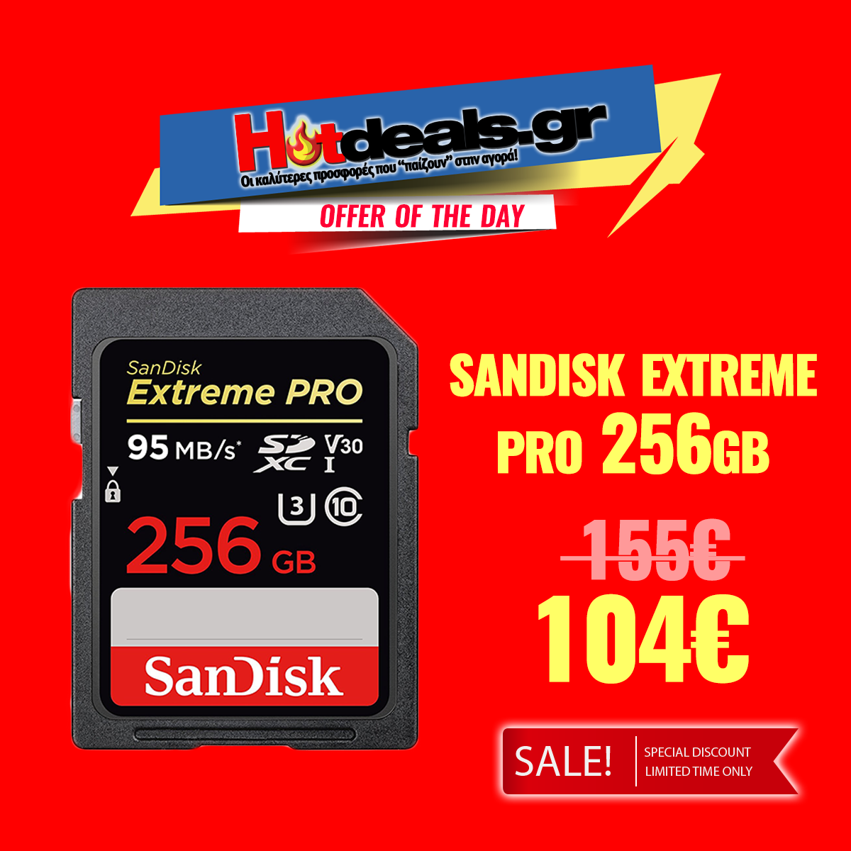 SanDisk Extreme PRO 256 GB SDXC V30 U3
