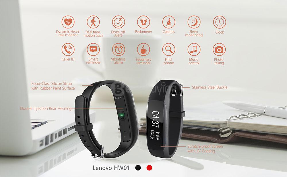 Lenovo HW01 Smart Wristband-gearbest-prosfora (2)