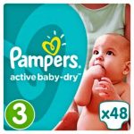PAMPERS ACTIVE BABY DRY - ΠΑΝΕΣ ACTIVE BABY DRY NΟΥΜΕΡΟ 3 (5-9KG) 48 ΤΕΜ