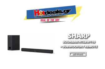 Sharp-HTSBW110-Soundbar-2-1-180watt-subwoofer-remote-control-hxompara-prosfora-72e-