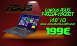 Laptop Asus F402SA-WX202T – 14.0″ HD (Dual Core N3050/4GB RAM/32GB) | Mediamarkt.gr | 199€