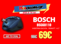 BOSCH BSG6B110 Ηλεκτρική Σκούπα | 700W – 4 Lt – Κλάση B  | Μediamarkt | 69€