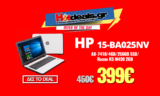HP 15-BA025NV Quad Core A8-7410/4GB/256GB SSD/ Radeon R5 M430 2GB | Laptop 15.6″ FULL HD | MediaMarkt | 399€