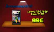 LENOVO Tab 3 A8-50 Black Tablet 8″ (2GB RAM/16GB/Quad Core/GPS) | Public | 99€