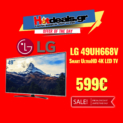LG 49UH668V 49” Τηλεόραση Smart UltraHD 4K LED TV | MediaMarkt | 599€