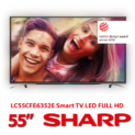 Τηλεόραση 55″ SHARP LC55CFE6352E Smart TV LED | Full HD 400Hz WIFI | [mediamarktgr] | 450€
