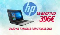 HP 15-BA071ND Hewlett Packard LAPTOP 15.6” (AMD A6-7310/8GB RAM/128GB SSD) | eshop | 396€