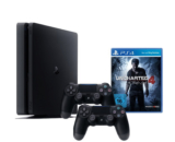 SONY PlayStation 4 (1TB, Slim) μαζί με 2 Χειριστήρια DualShock 4 + Uncharted 4 | [amazon.de] | 328€